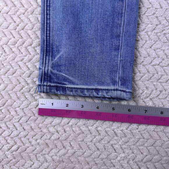 91 Cotton On Crop Slim Leg‎ Jeans Womens 30 Mid Rise Distressed Stretch Denim - Picture 12 of 16